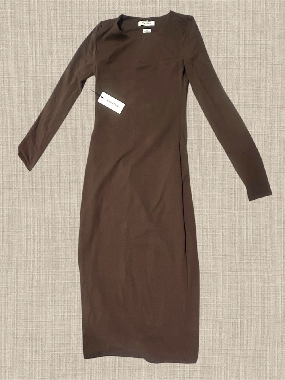 Aritzia Babaton Contour Litro Dress – Rich Mocha Brown | XS | NWT